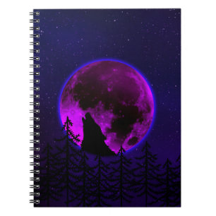 WOLF HEULT MOND MAGENTA   NOTIZBLOCK