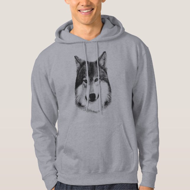 Wolf Hoodie (Vorderseite)