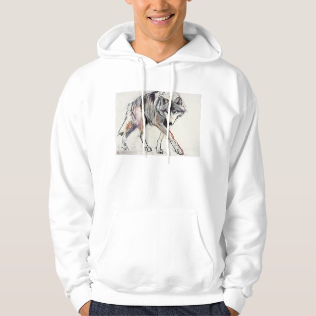 Wolf Hoodie (Vorderseite)