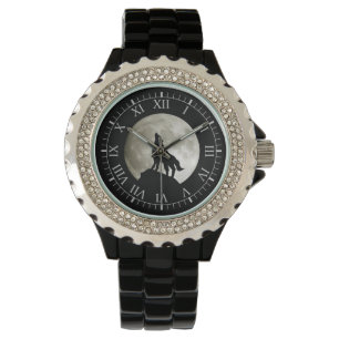 Wolf Howling Armbanduhr