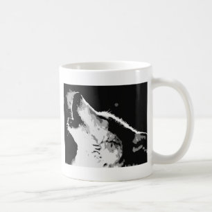Wolf Howling Kaffeetasse