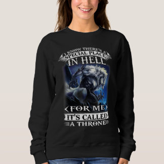 Wolf ich weiß, dass es einen besonderen Platz in d Sweatshirt