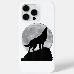 Wolf im Mondlicht T-Shirt - Cool voller Hund Welpe Case-Mate iPhone Hülle