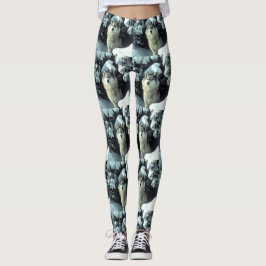 Wolf im Schnee Leggings
