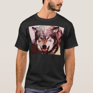Wolf im Schnee T-Shirt