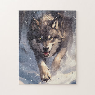Wolf im Winter