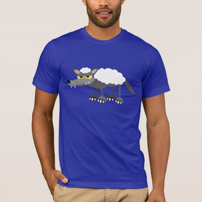 Wolf in der Kleidung des Schafs T-Shirt (Vorderseite)