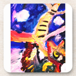 Wolf in winter  getränkeuntersetzer