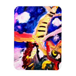 Wolf in winter  magnet