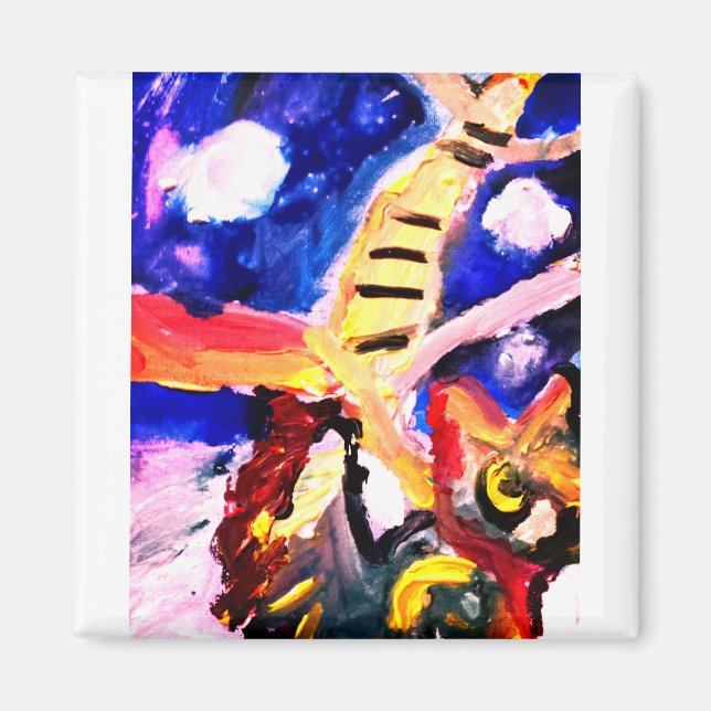 Wolf in winter  magnet (Vorne)