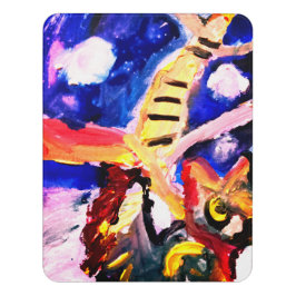 Wolf in winter  türschild