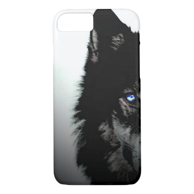 Wolf iPhone 7 Fall Case-Mate iPhone Hülle (Rückseite)