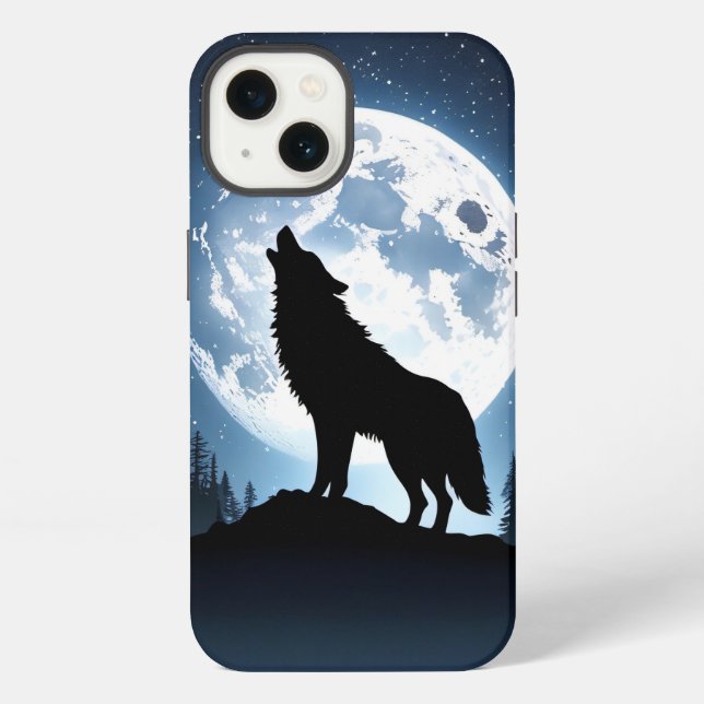 Wolf iPhone Hülle (Rückseite)