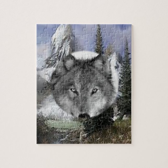 Wolf Jigsaw Puzzle (Vertikal)