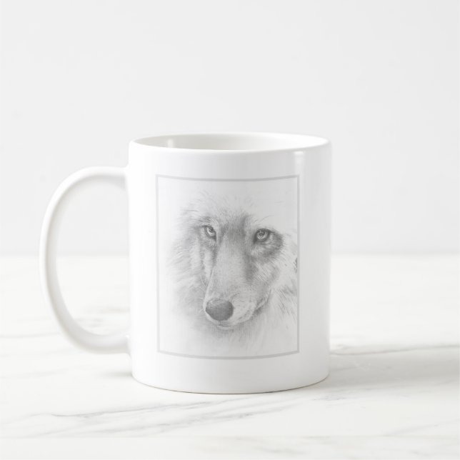 Wolf-Kaffee-Tasse Kaffeetasse (Links)