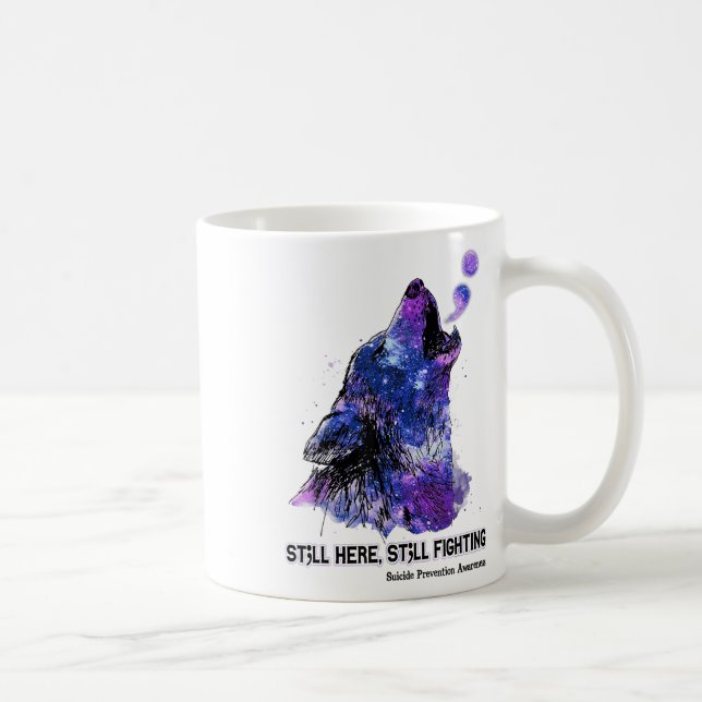 Wolf kämpft noch immer gegen Suizidprävention Kaffeetasse (Rechts)