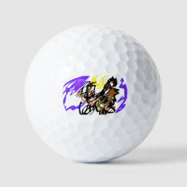 Wolf kühle Freude Golfball