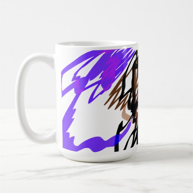 Wolf kühle Freude Kaffeetasse (Links)