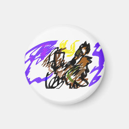 Wolf kühle Freude Magnet