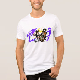 Wolf kühle Freude Tri-Blend Shirt