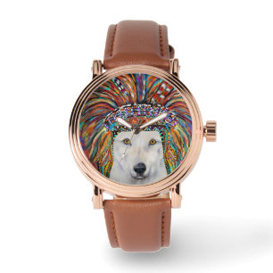WOLF-KUNST ARMBANDUHR