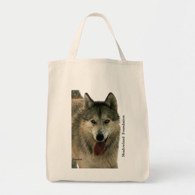 Wolf-Lebensmittelgeschäft-Taschen-Tasche Tragetasche (Vorne)