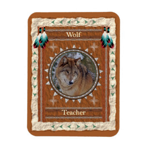 Wolf - Lehrer - Vinyl Flexi Magnet
