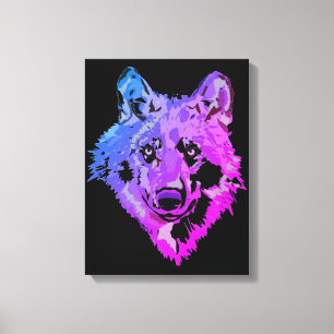 Wolf Leinwanddruck