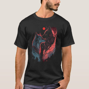 Wolf Liebe Animal Graphics for Men Women Boys Girl T-Shirt