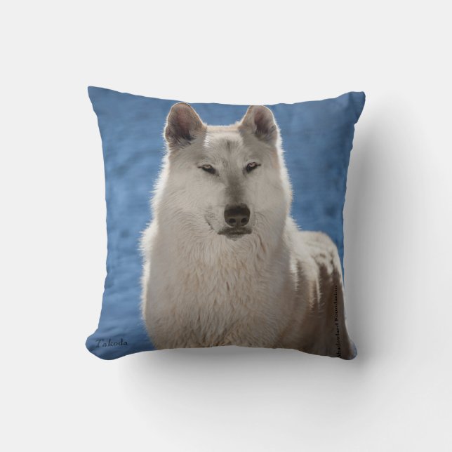 Wolf-Liebe-Kissen Kissen (Vorderseite)