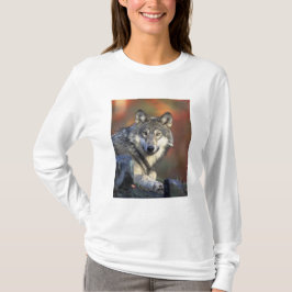 Wolf Liebhaber Kunst T-Shirt