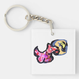 Wolf light moon schlüsselanhänger