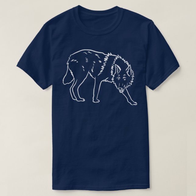 Wolf Line T-Shirt (Design vorne)