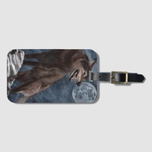 Wolf Luggage tag Gepäckanhänger