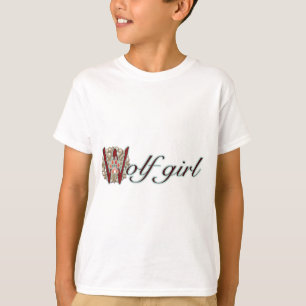 Wolf-Mädchen T-Shirt