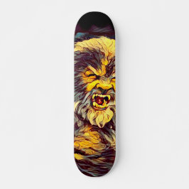 Wolf-Mann-Spritzpistolen-Skateboard Skateboard