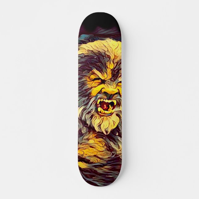 Wolf-Mann-Spritzpistolen-Skateboard Skateboard (Vorne)