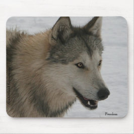 Wolf-Mausunterlage Mousepad