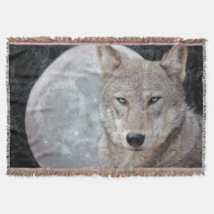 Wolf Mond Werfen Decke