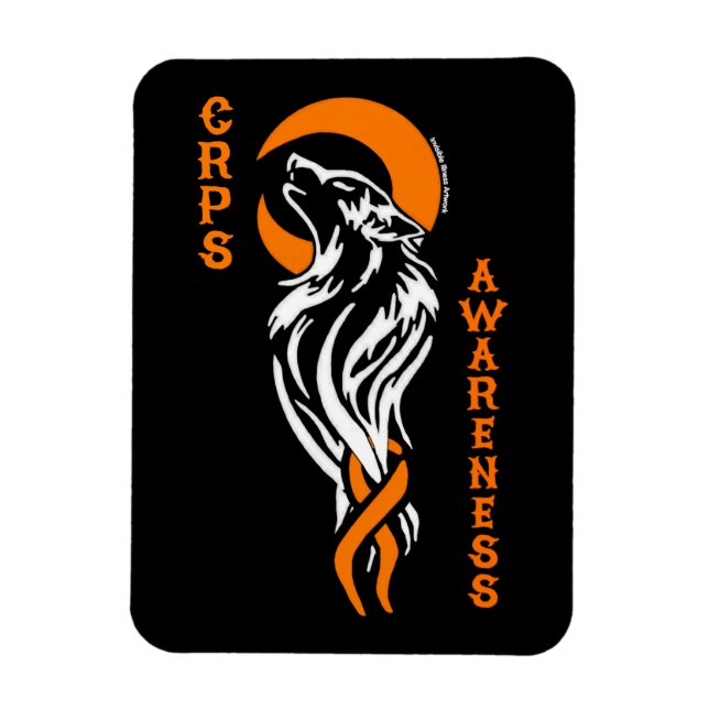 WOLF/MOON... CRPS MAGNET (Vertikal)