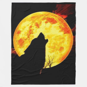 WOLF MOON FLEECEDECKE