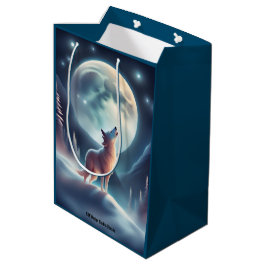 Wolf Moon Geschenktasche Mittlere Geschenktüte