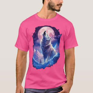 Wolf Moon Howling Funny Wolves Pack von Wölfen T-Shirt