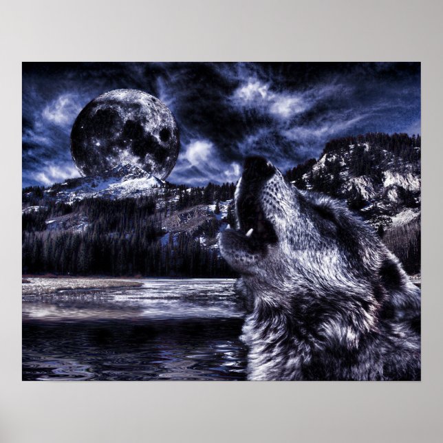 Wolf Moon Poster (Vorne)