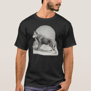 Wolf Moon Profil T-Shirt