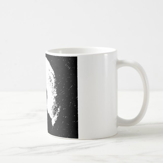 Wolf & Moon Silhoutte Kaffeetasse (Rechts)