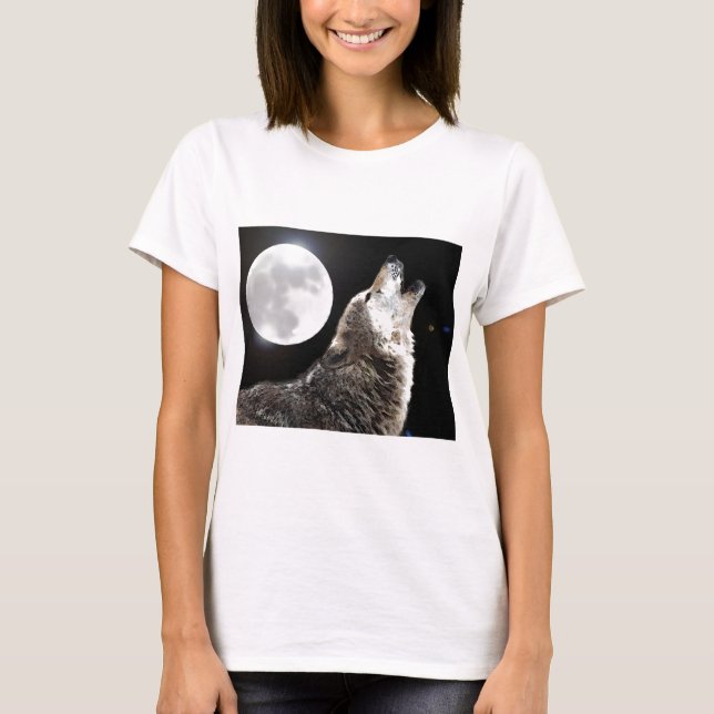 Wolf & Moon T-Shirt (Vorderseite)