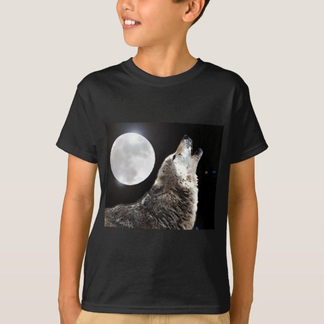 Wolf & Moon T-Shirt (Vorderseite)
