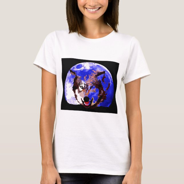 Wolf & Moon T-Shirt (Vorderseite)