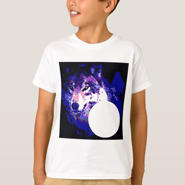 Wolf & Moon T-Shirt (Vorderseite)